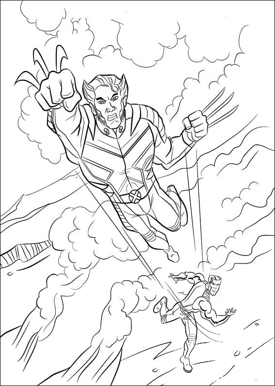 Wolverine Colouring Pages Printable