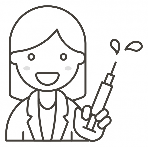 Woman Health Worker coloring page image