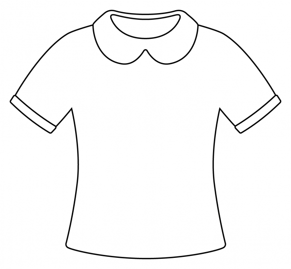 Women’s Clothes Emoji coloring page image