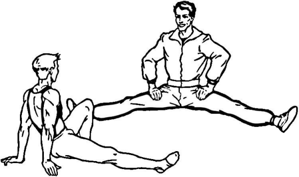 Working Out  coloring page image