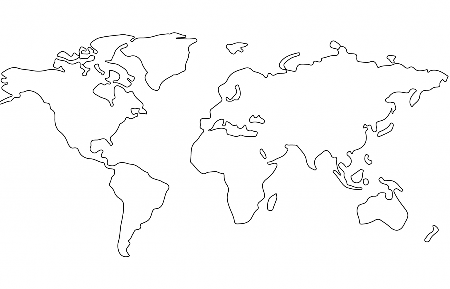 World Map Emoji coloring page - ColouringPages