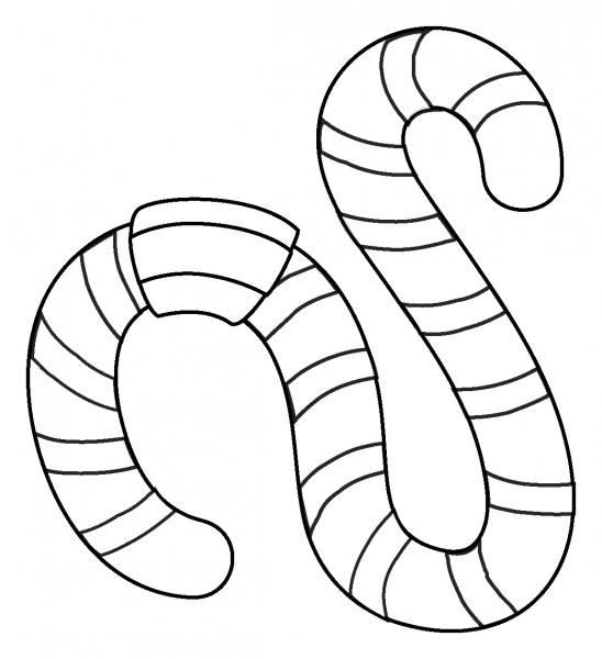 Worm Emoji coloring page image