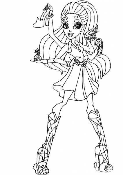 Wydowna Spider coloring page image
