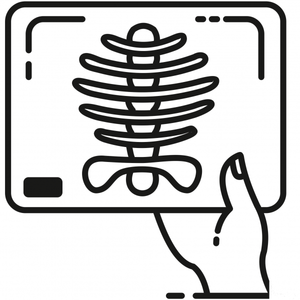 X Ray coloring page image