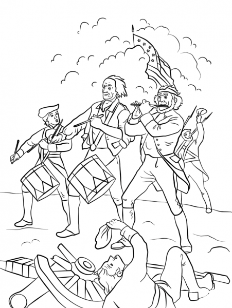 Yankee Doodle coloring page image
