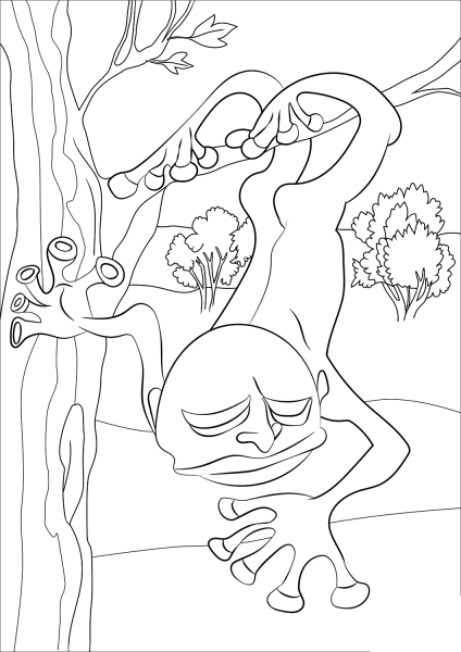 Yara-ma-yha-who coloring page image