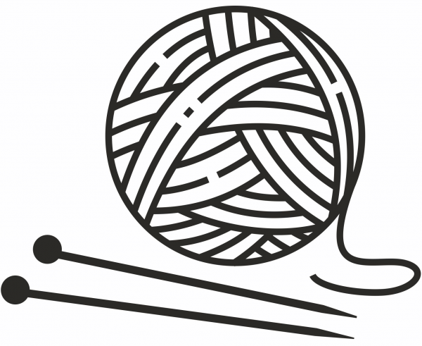 Yarn coloring page image
