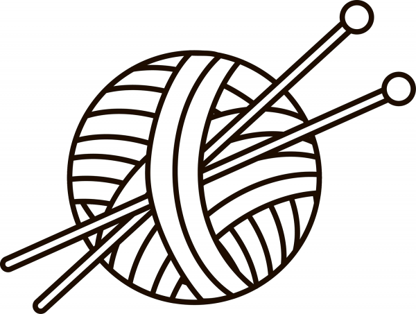 Yarn coloring page image