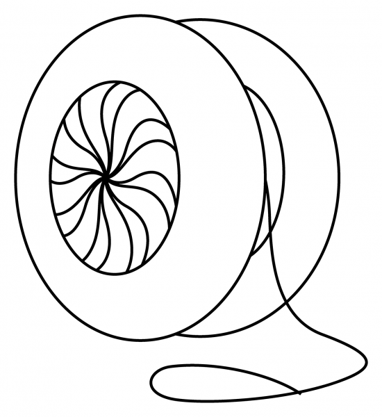 Yo Yo Emoji coloring page image