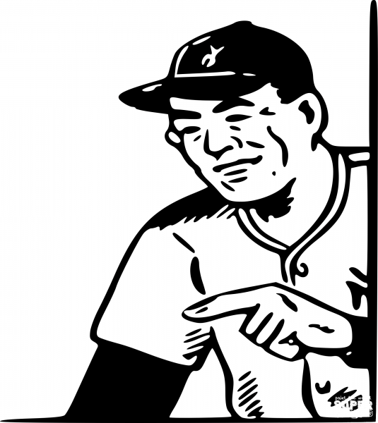 Yogi Berra coloring page image