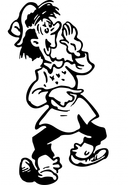 Yokel coloring page image