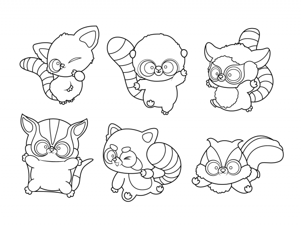 Yoohoo And Friends coloring page image