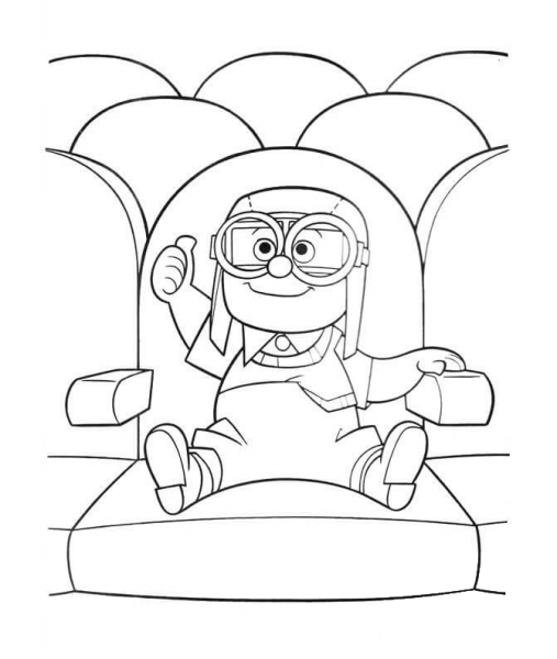 Young Carl  coloring page image