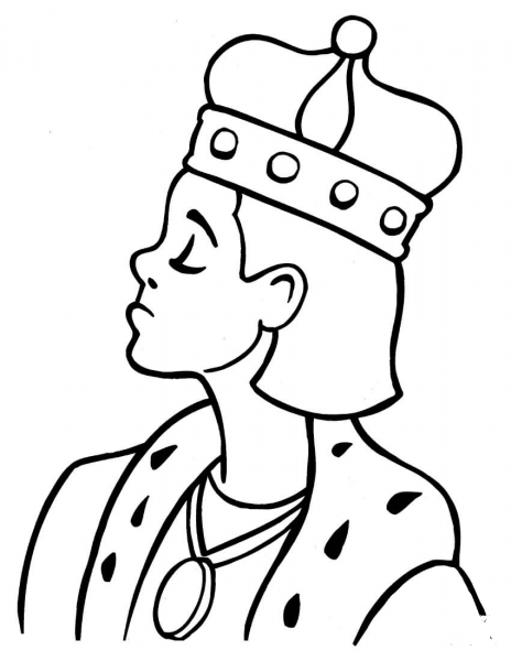 Young Prince  coloring page image
