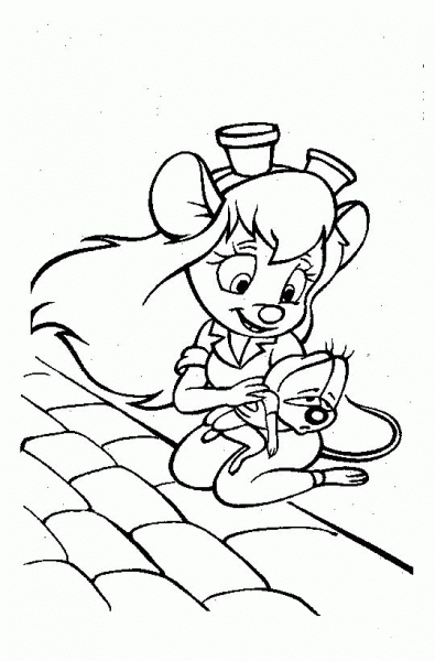Zipper Is So Tired coloring page image