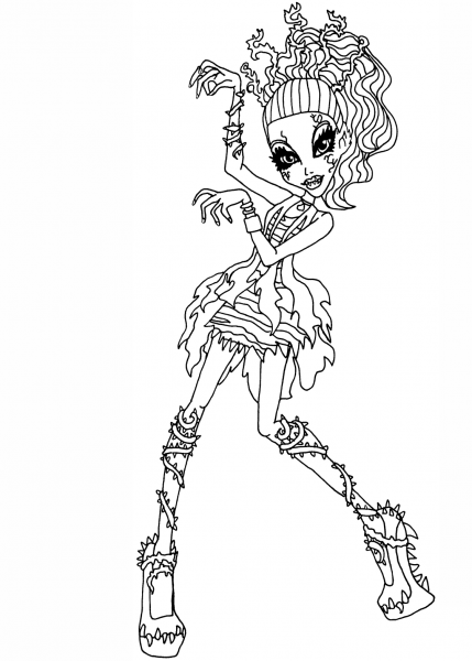 Zombie Dance Venus coloring page image