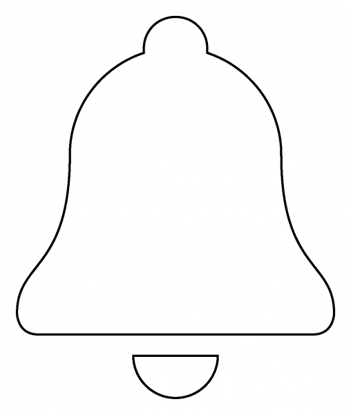 Bell Emoji coloring page image