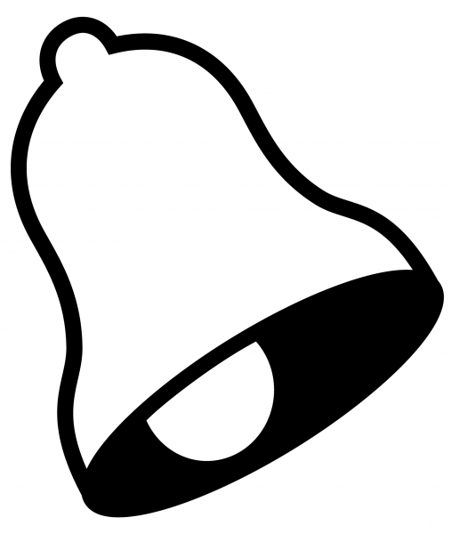 Bell Emoji coloring page image
