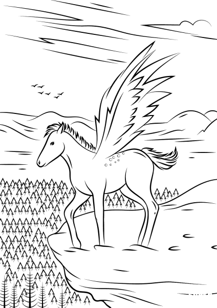 Bella Sara Merrydancer coloring page image