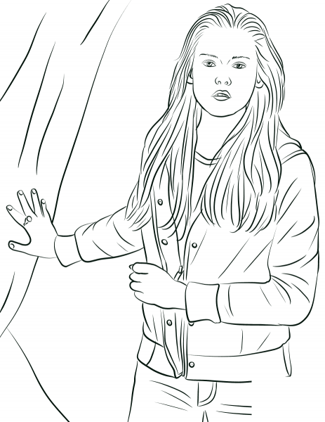 Bella Swan coloring page image
