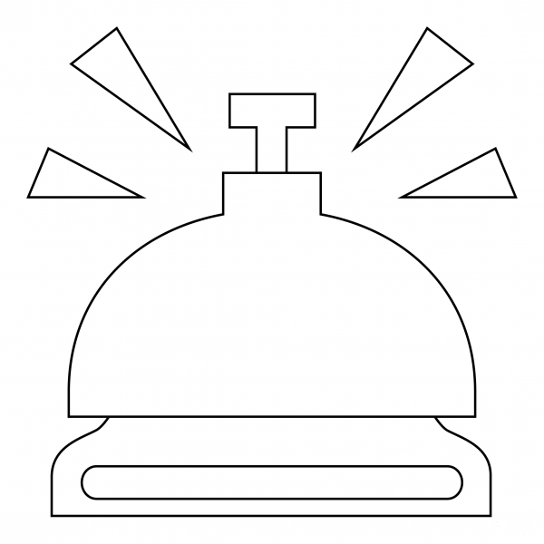 Bellhop Bell coloring page image