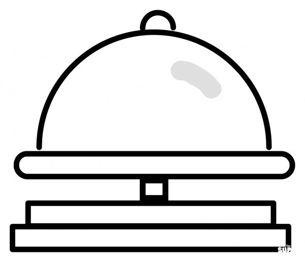 Bellhop Bell Emoji coloring page image
