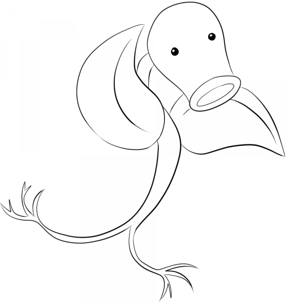 Bellsprout coloring page image