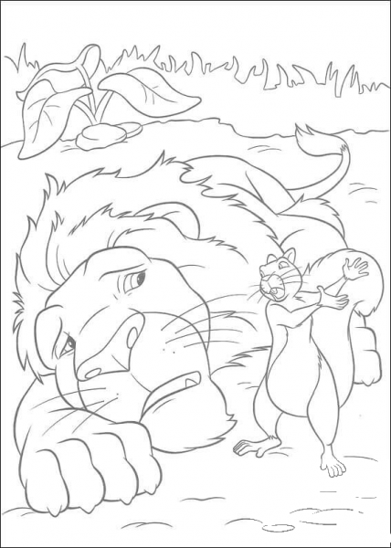 Benny And Samson  coloring page image