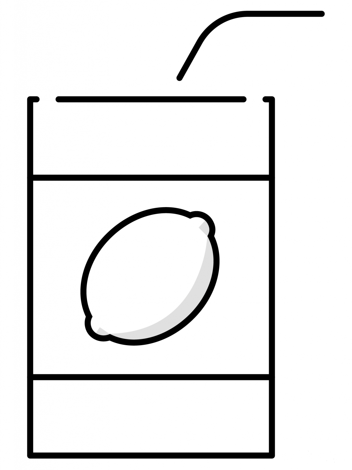 Beverage Box Emoji coloring page ColouringPages