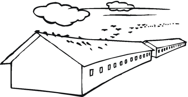 Big Barrack  coloring page image