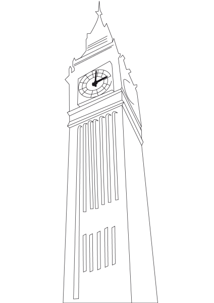 Big Ben In London  coloring page image