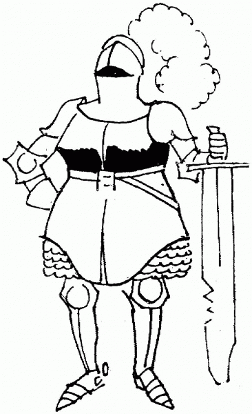 Big Knight  coloring page image