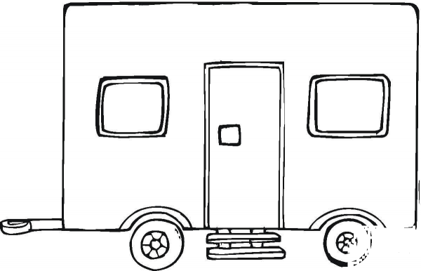 Big Trailer  coloring page image