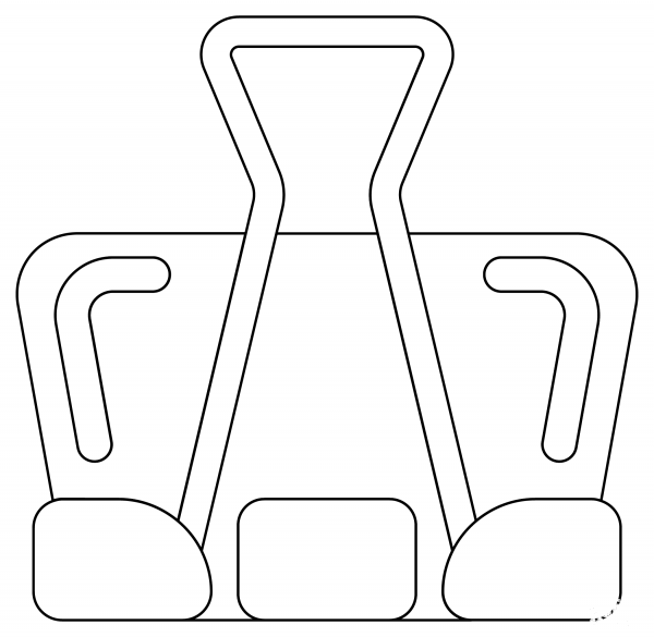 Binder coloring page image
