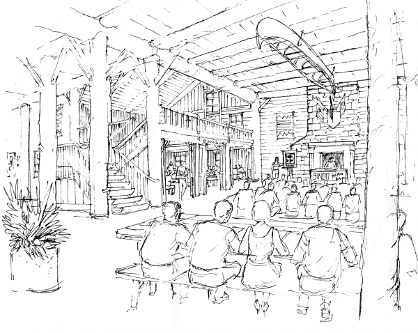 Bingo Hall coloring page image