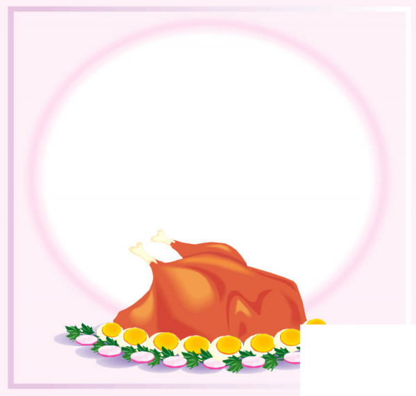 Birthday Card With a Chicken coloring page image