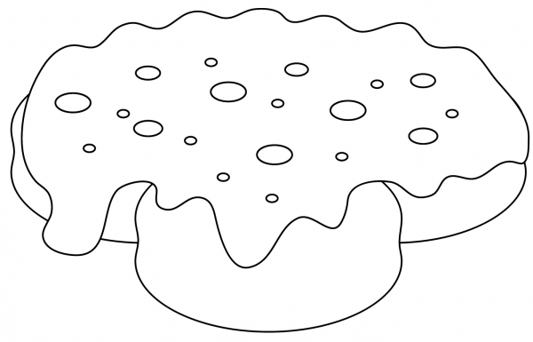 Biscuits and Gravy coloring page image