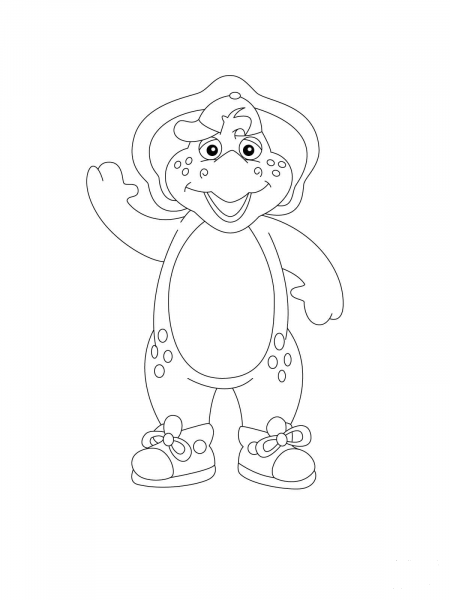 Bj coloring page image
