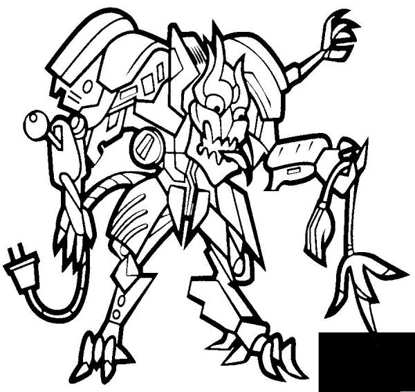 Blackout  coloring page image