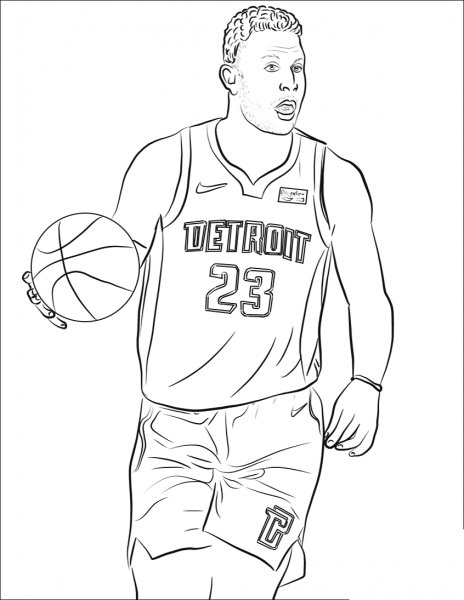 Blake Griffin coloring page image
