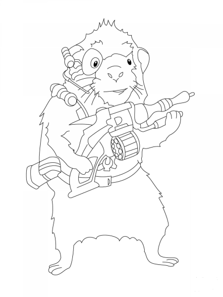 Blaster  coloring page image