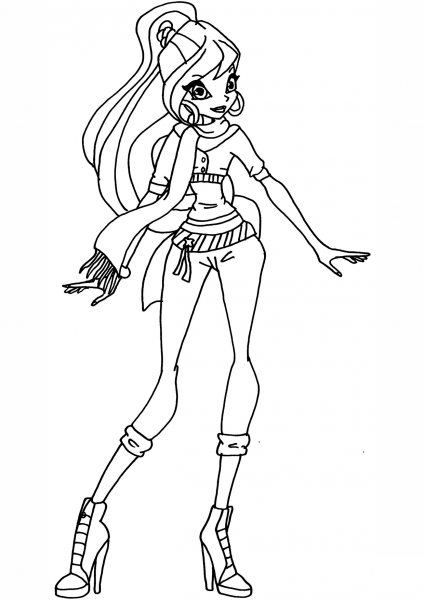 Bloom Season 5 coloring page image
