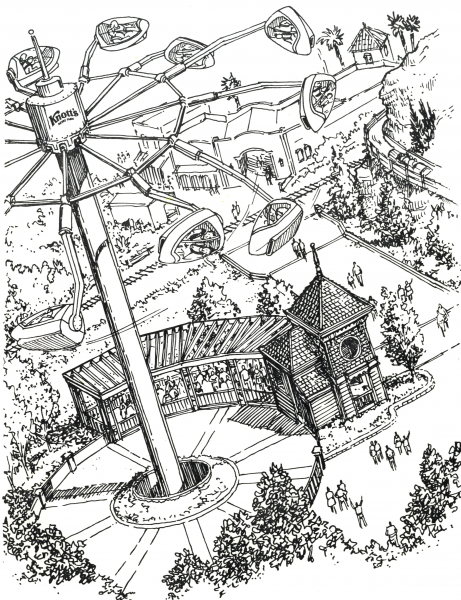 Boardwalk Thrill Ride coloring page - ColouringPages