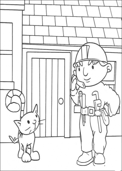 Bob And Pilchard  coloring page image