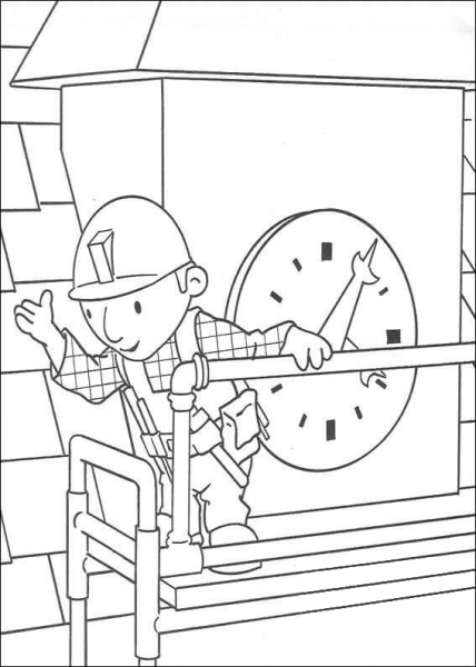 Bob Calls Lofty  coloring page image