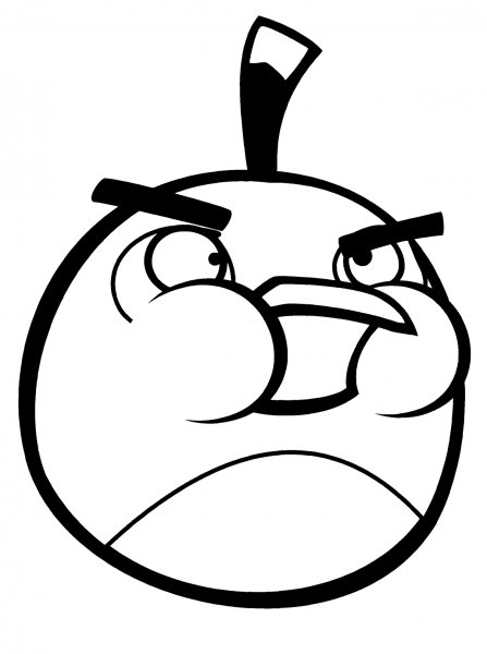 Bomb, the Black Bird coloring page image