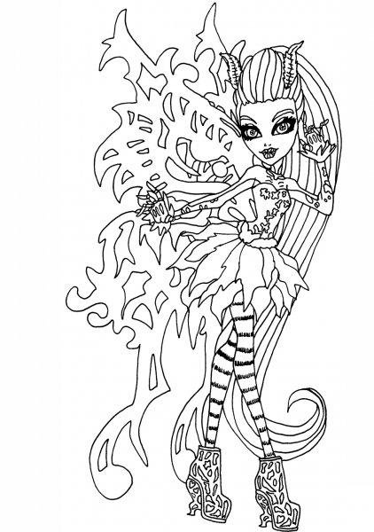 Bonita Femur coloring page image
