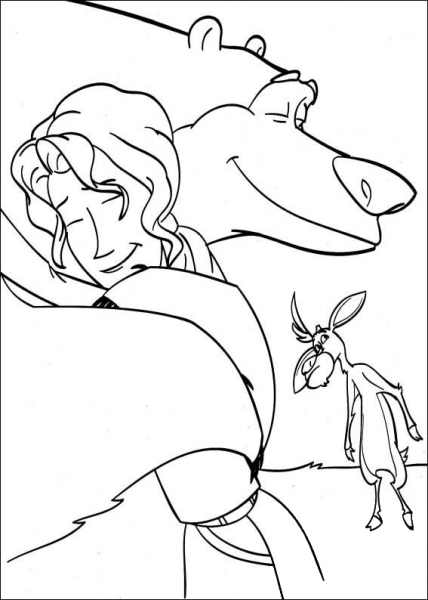 Boog Finds Its Owner  coloring page image
