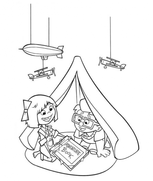 Book Of Adventure  coloring page image
