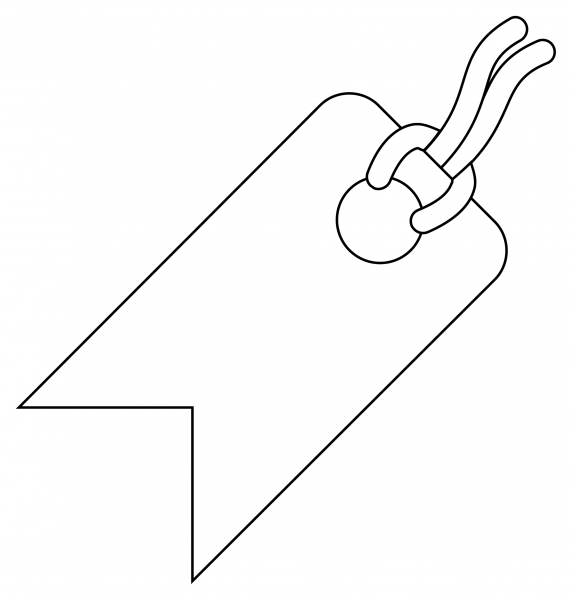Bookmark coloring page image
